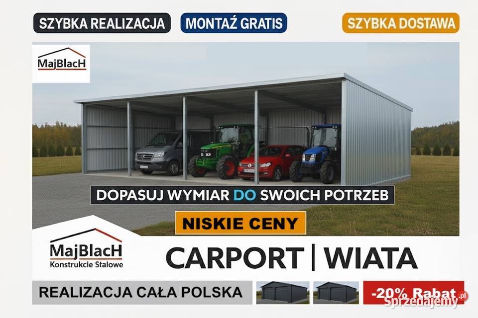 A202ZADASZENIE WIATA OCYNKOWANA GARAŻ BLASZANY zachodniopomorskie Szczecin