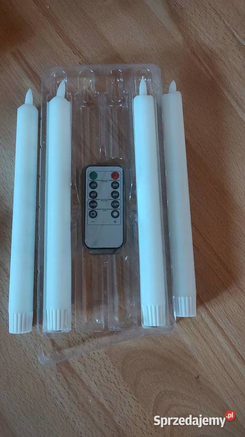 Świece na baterie długie z pilotem wielkopolskie Książ Wielkopolski
