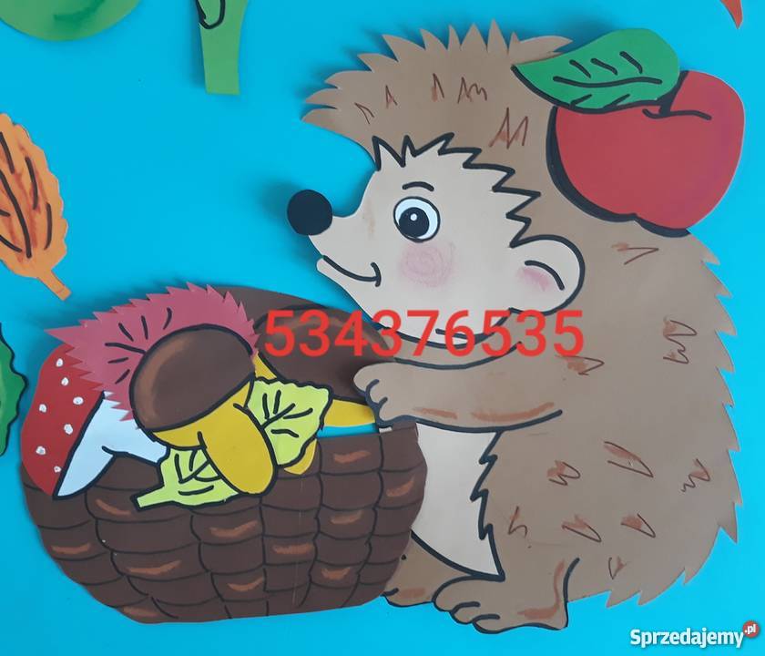 dekoracje z papieru jesienne Trojanów