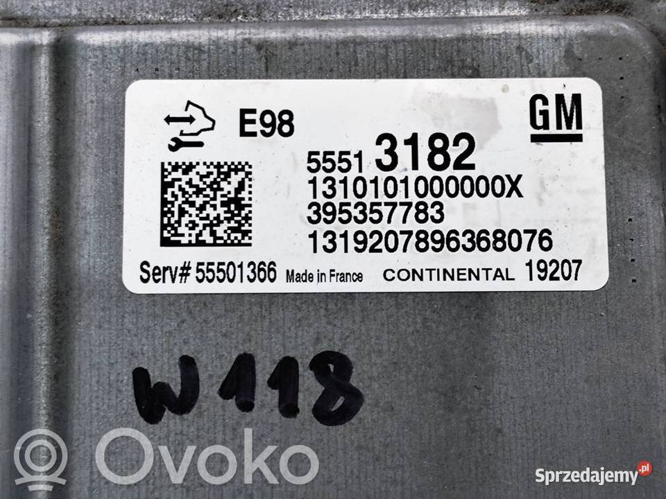 OPEL INSIGNIA B 20 CDTI B20DTH STEROWNIK