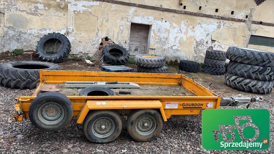 Przyczepa do przewozu sprzętu budowlanego Wilkowo
