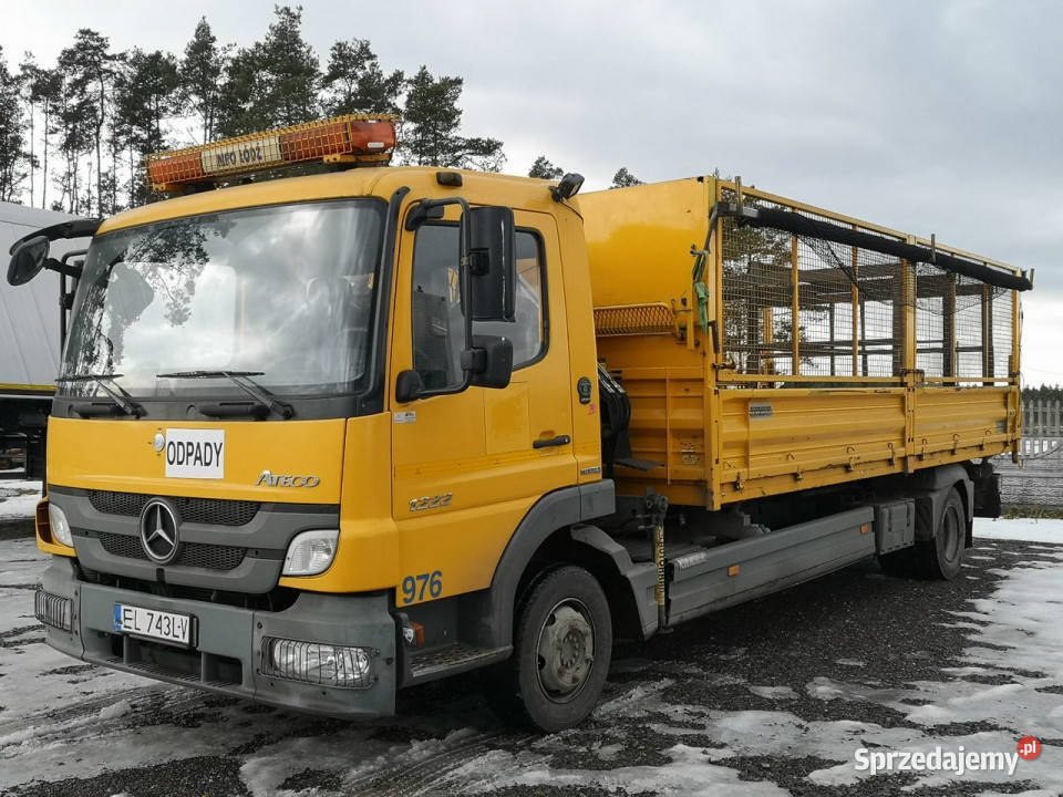 Mercedes Atego 1222L Wywrotka 3 Stronna HDS Hiab Daleszyce