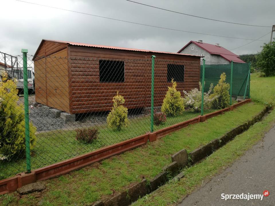 Drewnopodobny Blaszak Blaszany Garaż  Garaże Brodnica