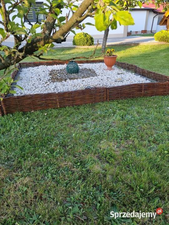 Palisada wiklinowa ogrodowa Płotki obrzeże podkarpackie