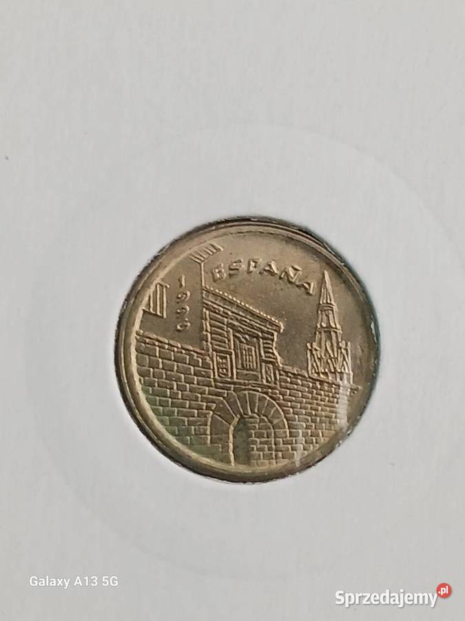 5 Pesetów Hiszpania 1996 r UNC Numizmatyka Konin
