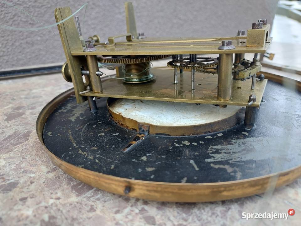 154 Zestaw mechanizm starego zegara linkowego Tczew