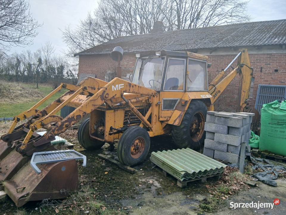 Koparko ładowarka MF 50bx wielkopolskie Duszniki sprzedam