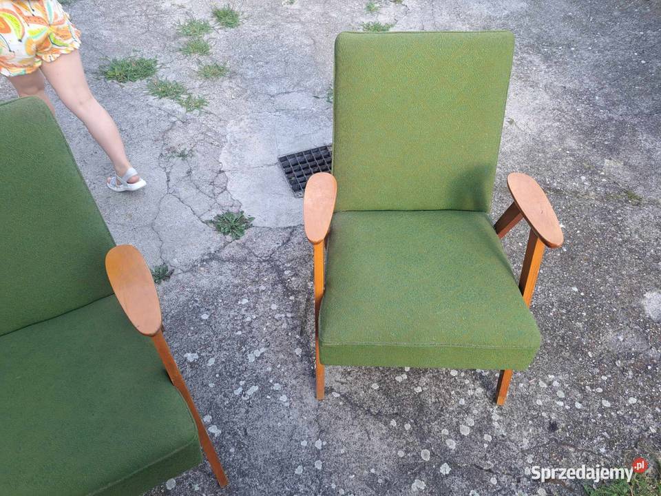 Fotele PRL w stanie Zielona Góra sprzedam