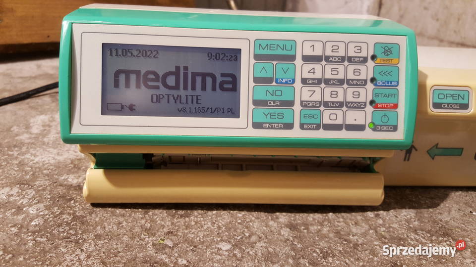 Pompa Infuzyjna Objętościowa Medima P1 Zielona Góra sprzedam