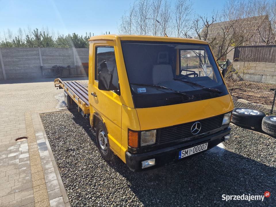 Mercedes MB100 24d Auto Lawetadrugi na części nieuszkodzony Niestępowo sprzedam