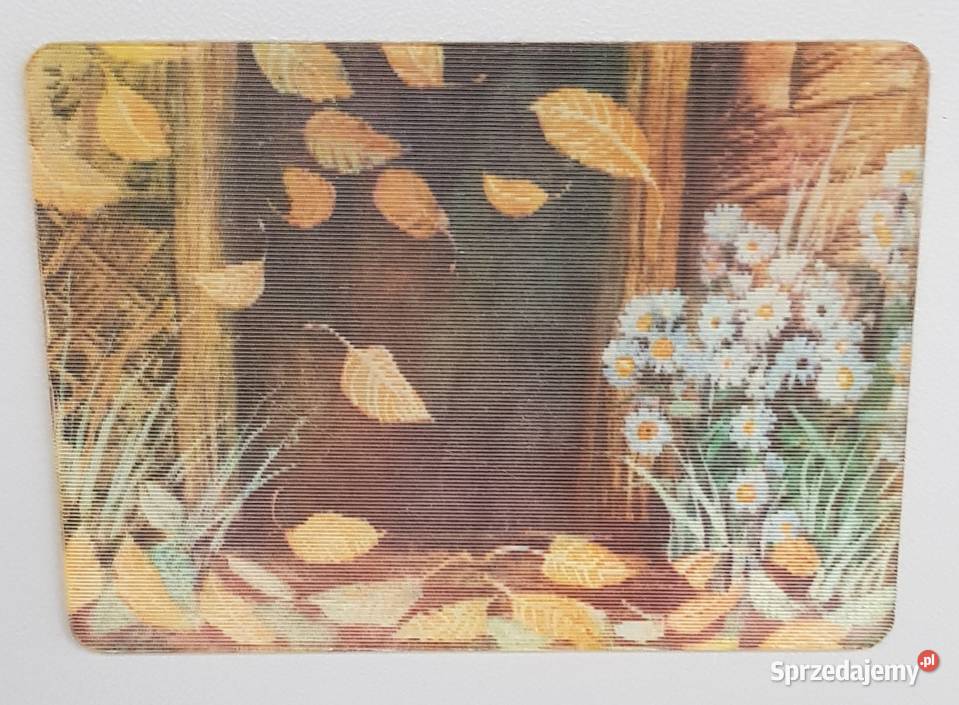 Kalendarz kartonik trójwymiarowy 1990 Jaworzno