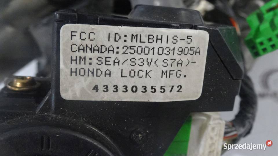 HONDA CRV II 04r kolumna kierownicza stacyjka
