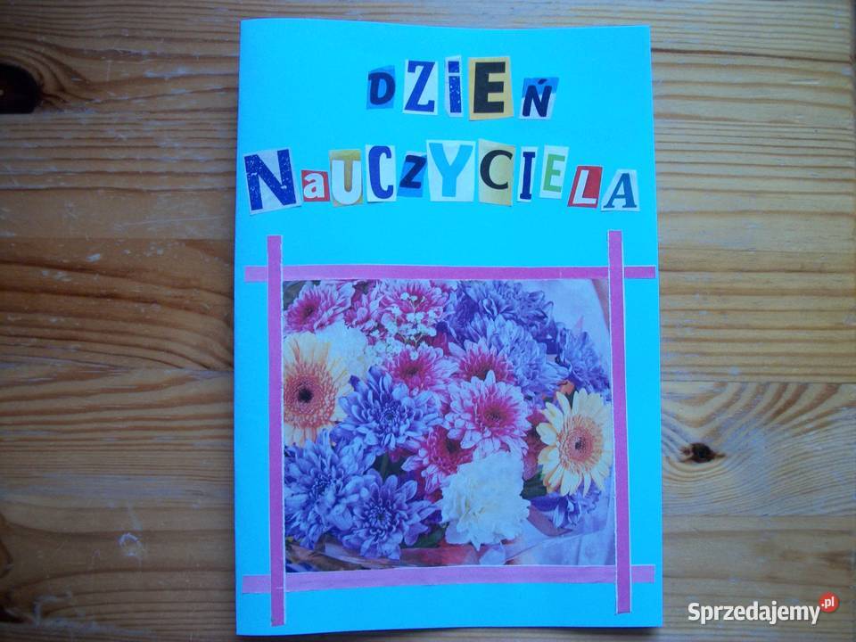 KARTKA NA DZIEŃ NAUCZYCIELA KOPERTA Przemyśl