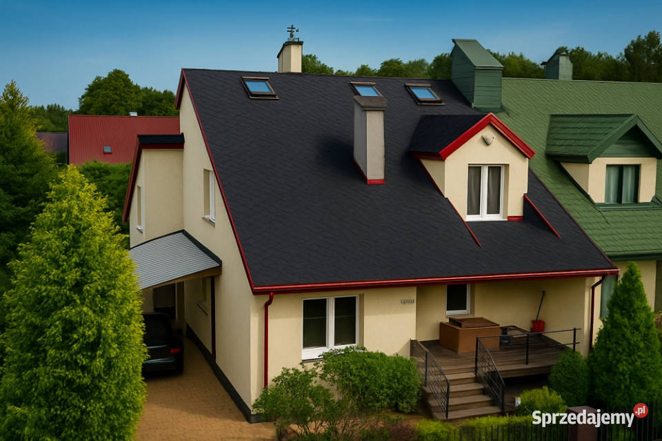 BEZPOŚREDNIO dom na sprzedaż Rafałki 12 a bliźniak łódzkie Aleksandrów Łódzki sprzedam