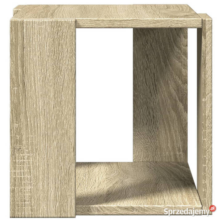 Stolik kawowy dąb sonoma 32x32x30 materiał Warszawa