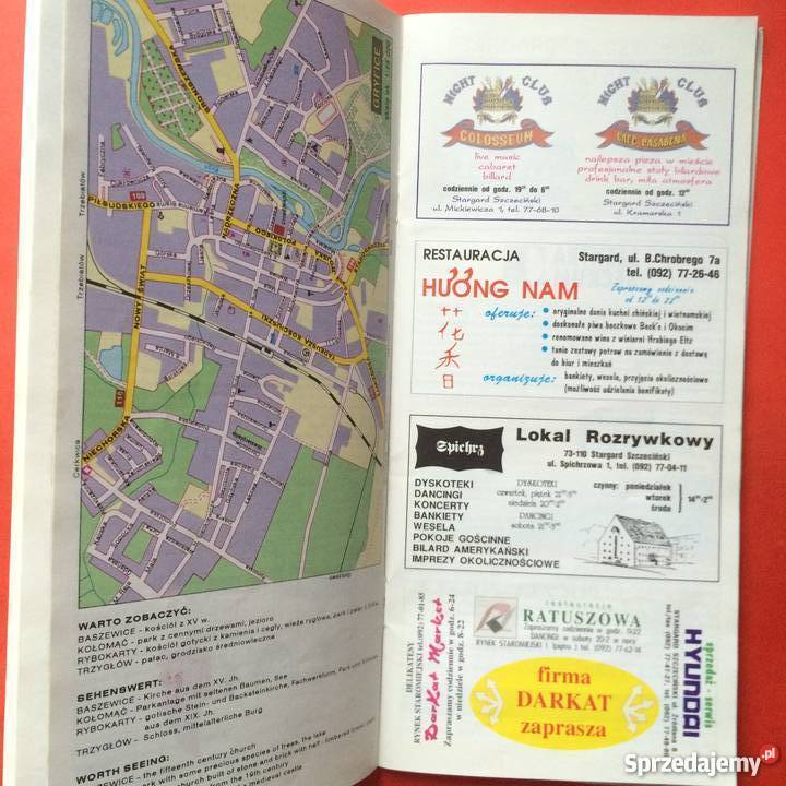 899 Informator Turystyczny Ziemia Szczecińska Antyki, Sztuka, Kolekcje Szczecin