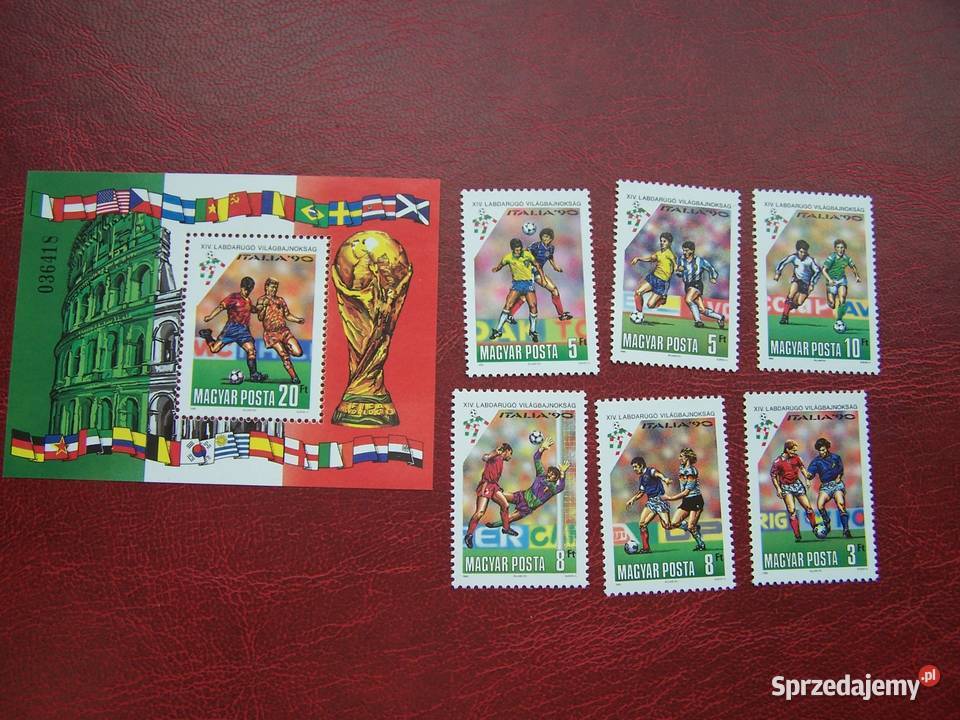 Węgry 1990 MNH Mi 408792 Sport Piłka nożna MŚ Tychy