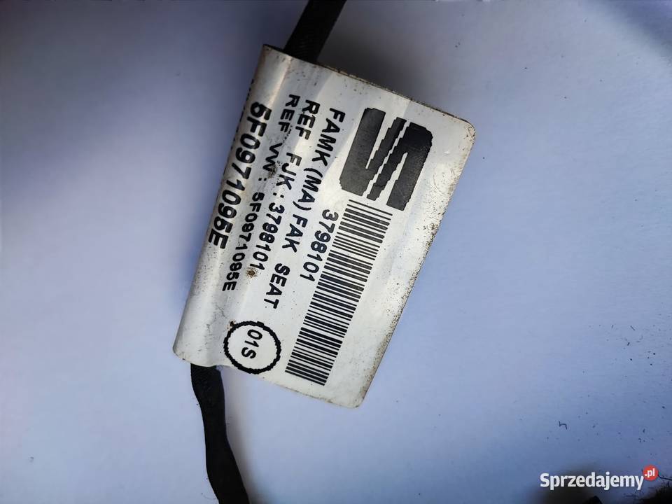 Wiązka pdc Seat Leon 5F097109e osobowe Lipno