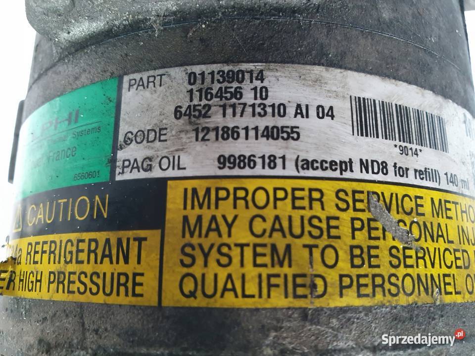 SPRĘŻARKA KLIMATYZACJI Mini Cooper R50 R53 16 Chełm sprzedam