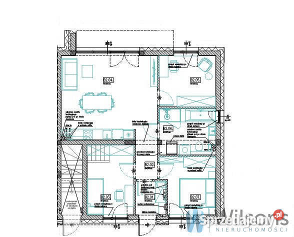 Mieszkanie Kiełczówek 6782m2 4 pokoje Rok budowy 2026 dolnośląskie