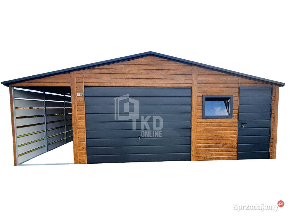 Garaż Blaszany 5x6 wiata 15x6 Brama okno drzwi Gorzów Wielkopolski