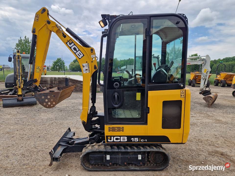Minikoparka JCB 15 C1 2019r 240mtg maszyna Maszyny budowlane lubelskie Ryżki