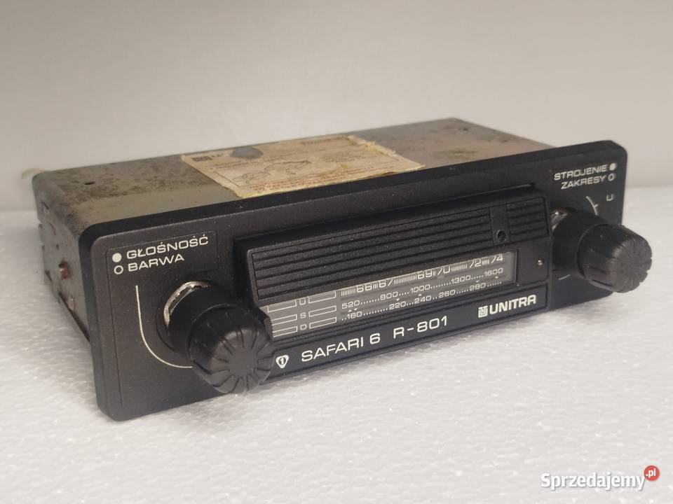 Retro Radioodbiornik Unitra Diora SAFARI 6 R801 Zgierz