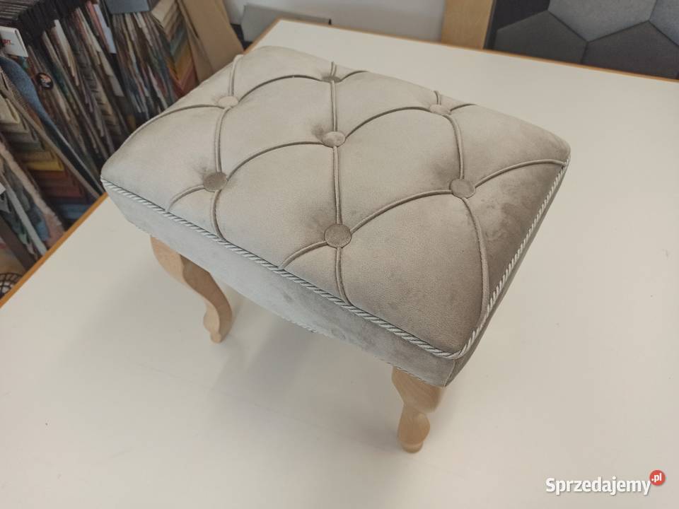 Taboret do toaletki chestefield przeszywany Radom