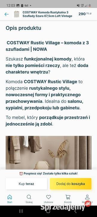 Komoda Siedlce sprzedam