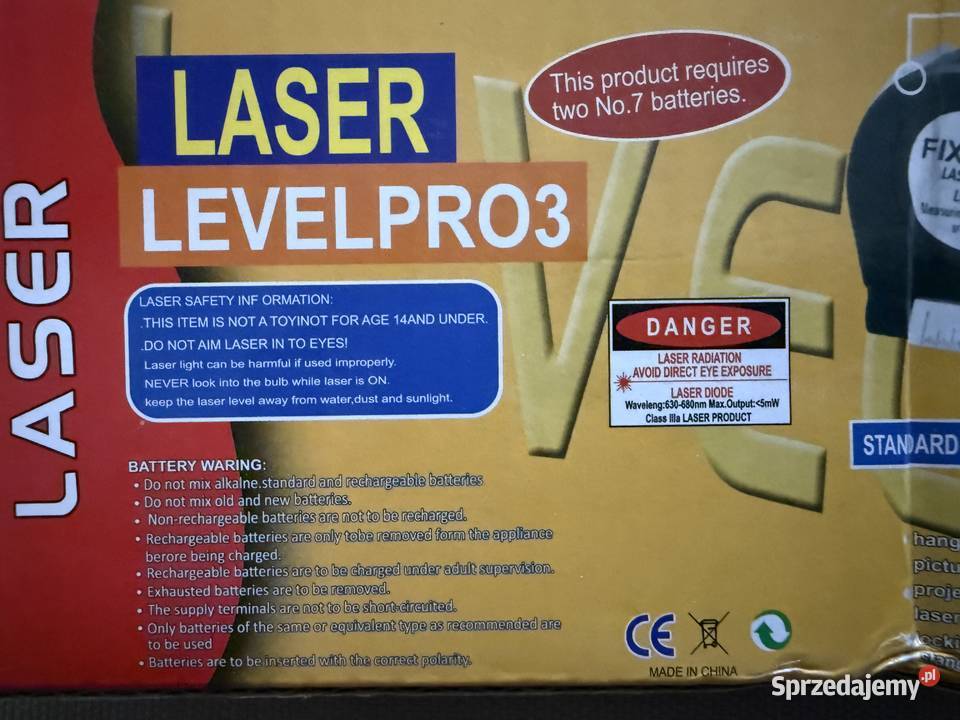 Poziomica z laserem Warszawa