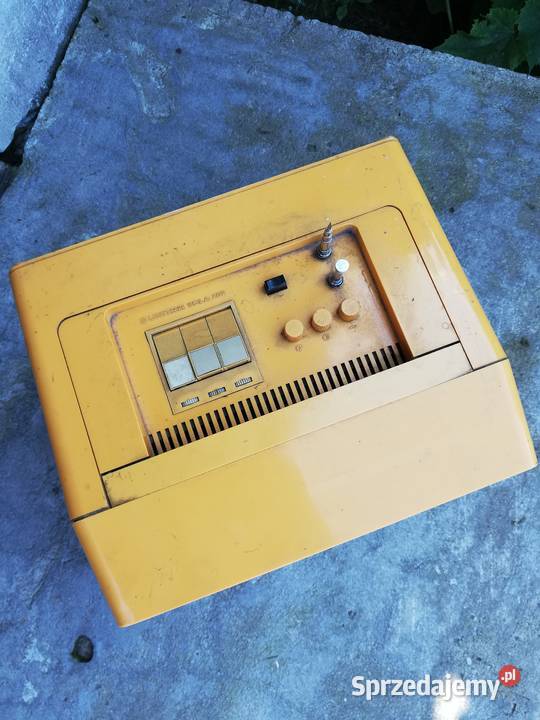 Telewizor Unitra vela 203 Żółty z PRLU Retro Poświętne