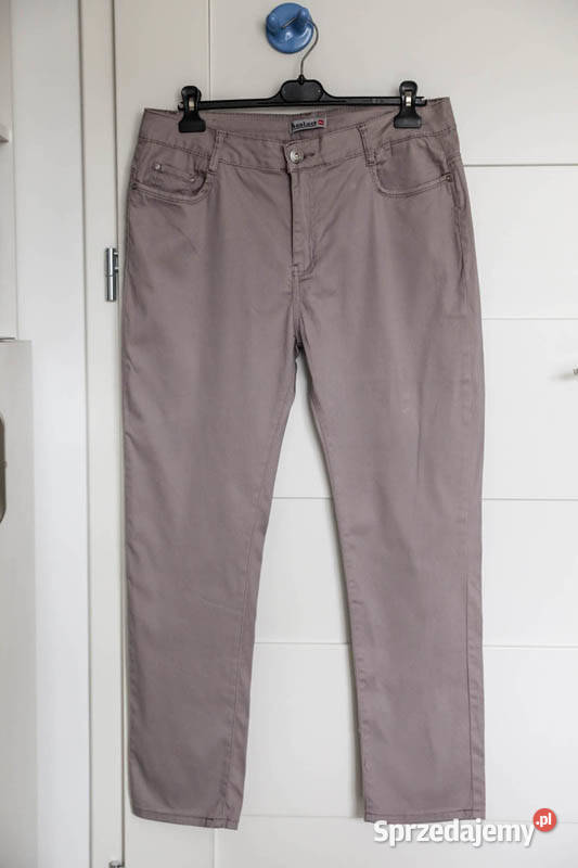 Spodnie cienkie 4XL48 szary/srebrny Spodnie Kielce sprzedam