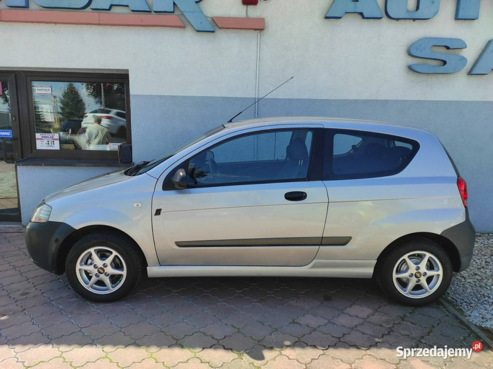 Chevrolet Kalos Niski przebieg radio CD srebrny Kalos Racibórz