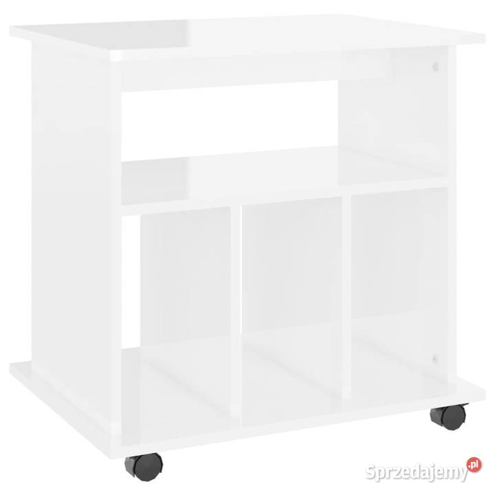 Szafka na kółkach biała z połyskiem 60x45x60 Warszawa sprzedam