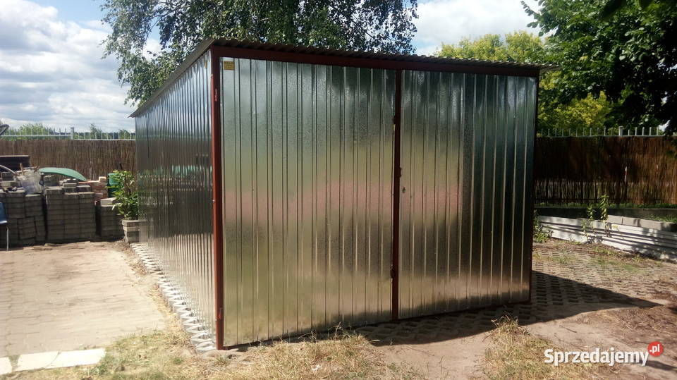 Garaż Blaszany Blaszak Garaże Blaszane Wiata Pawilony i namioty Prażmów