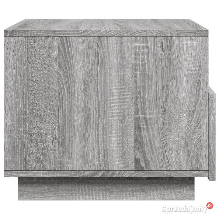 Stolik kawowy z LED szary dąb sonoma 50x49x40 mazowieckie Warszawa