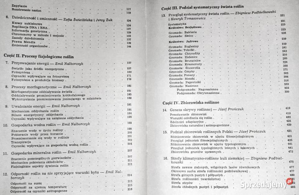 Świat roślin Red Józef Prończuk Rok wydania 1979 Chełm