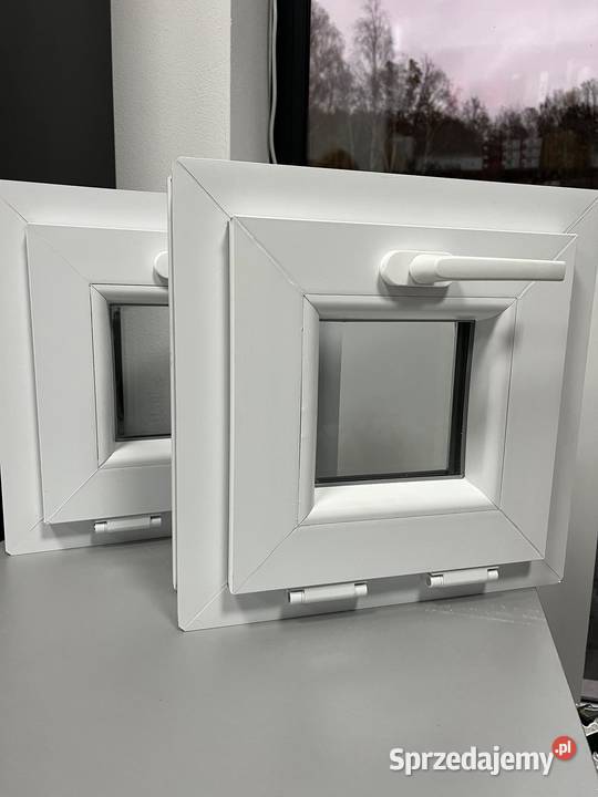 Okno gospodarcze uchylne Nowe PCV 60x50 wielkopolskie Poznań