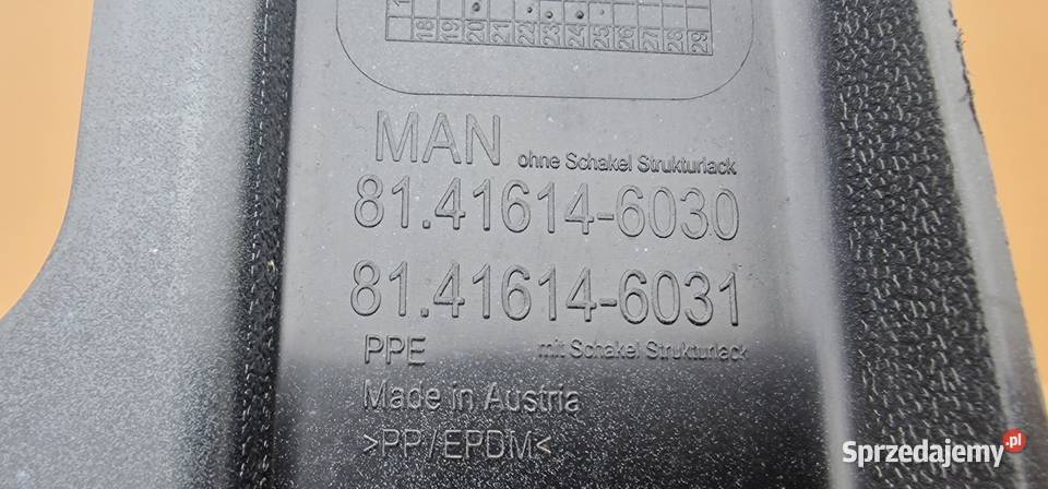 MAN TG3 TGS3 ZDERZAK ŚRODEK NAKŁADKA BUDOWLANKA Zderzaki lubuskie Bieleń sprzedam