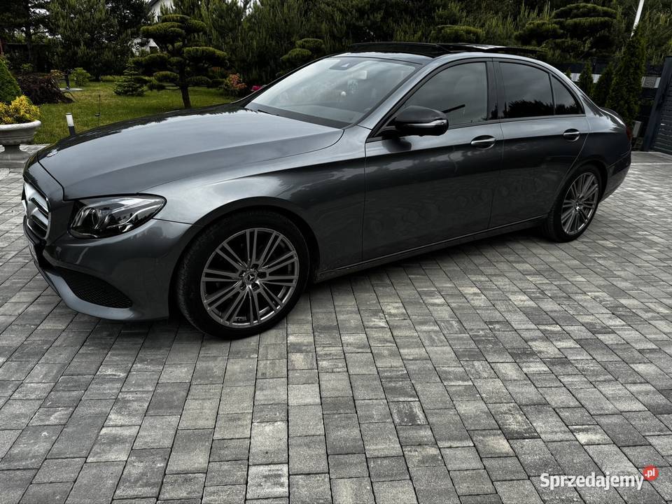 Mercedes E klasa W213 2018 super wyposażony czujnik martwego pola