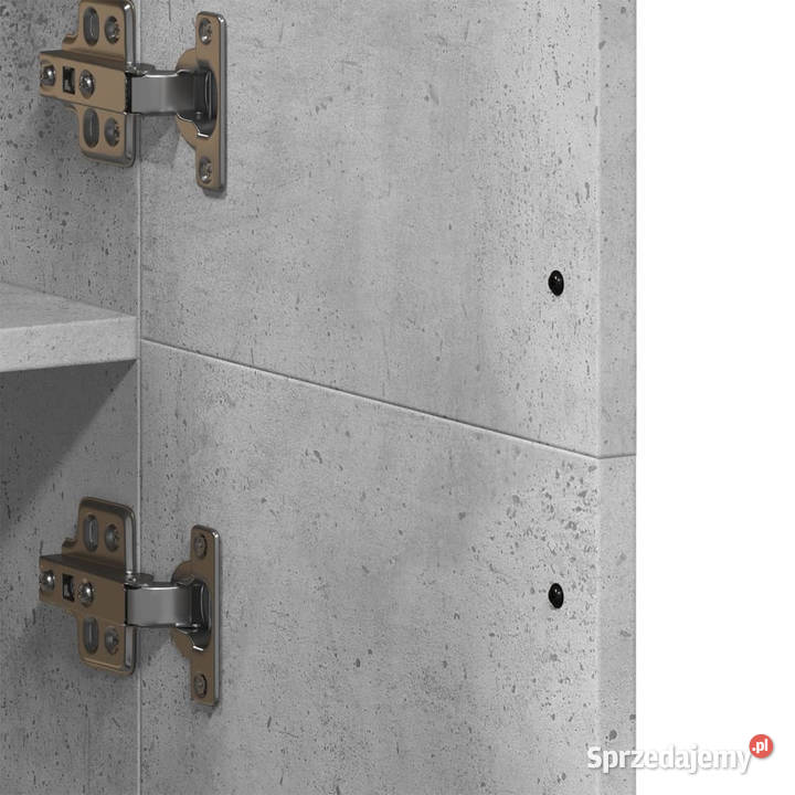 Wysoka szafka szarość betonu 70x35x180 WM3276661 Warszawa