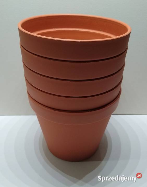 Doniczka Doniczki 5 sztuk Plastik Gdańsk sprzedam