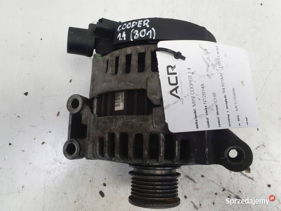Mini One R56 14 16V VTi ALTERNATOR N12B14 osobowe lubelskie Janów sprzedam