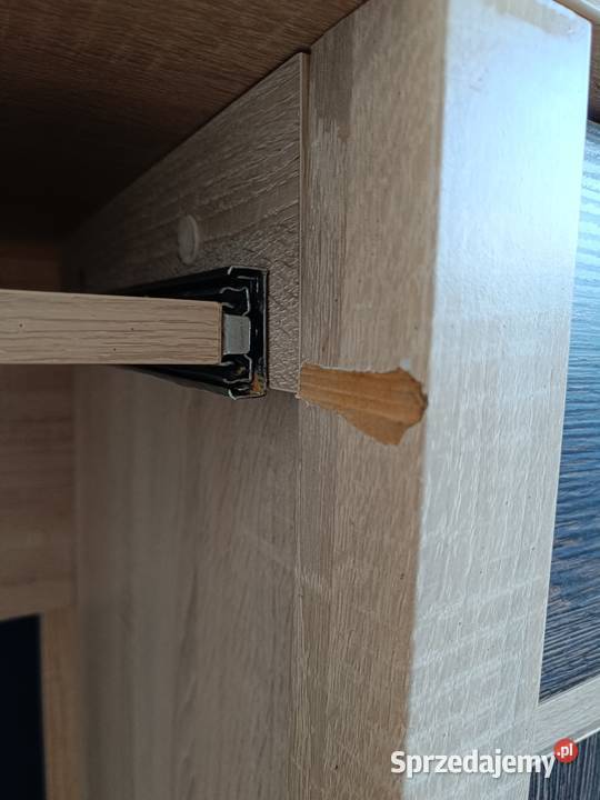 Meble do salonu pokoju zestaw komoda słupek Warszawa