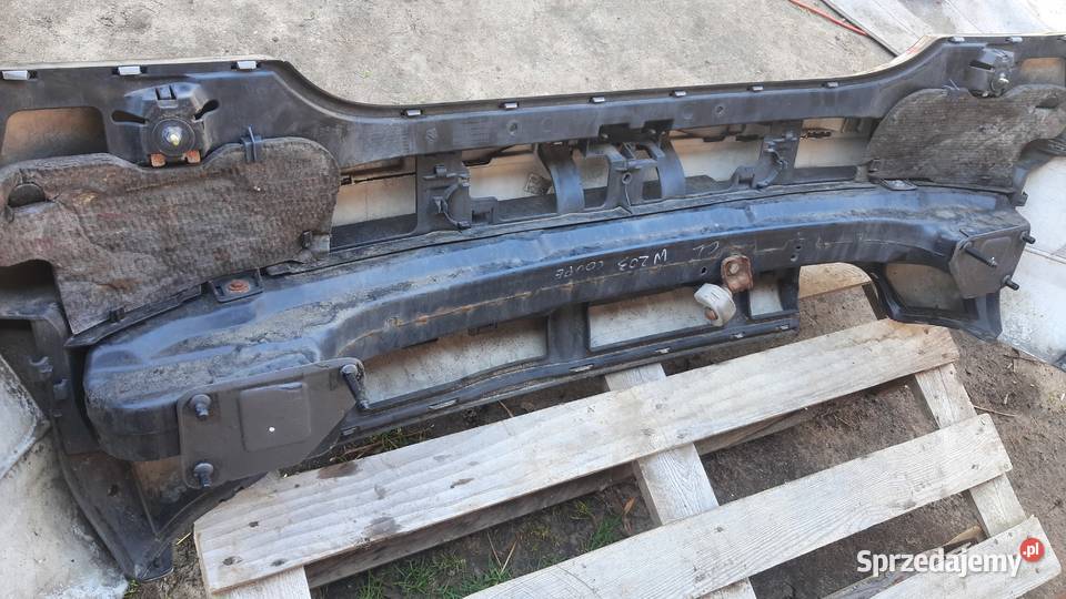 zderzak tył tylny mercedes c w203 coupe CL belka dolnośląskie Dębno