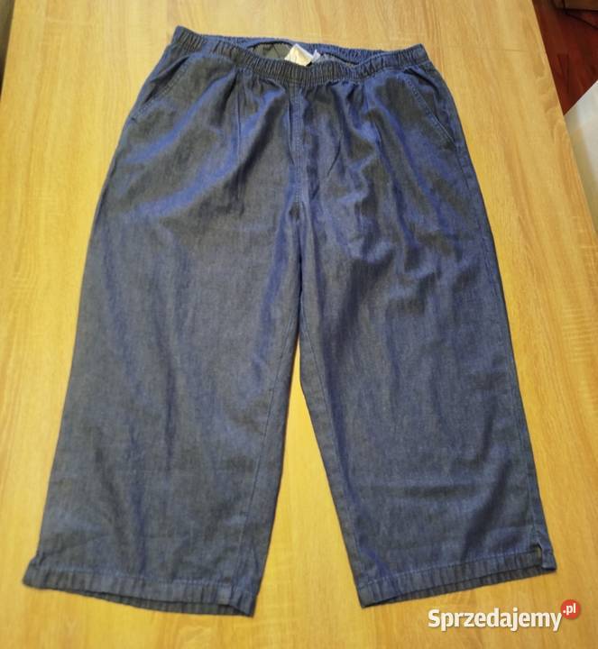 Spodnie kolano jeans rozmiar 5254 niebieski Biecz