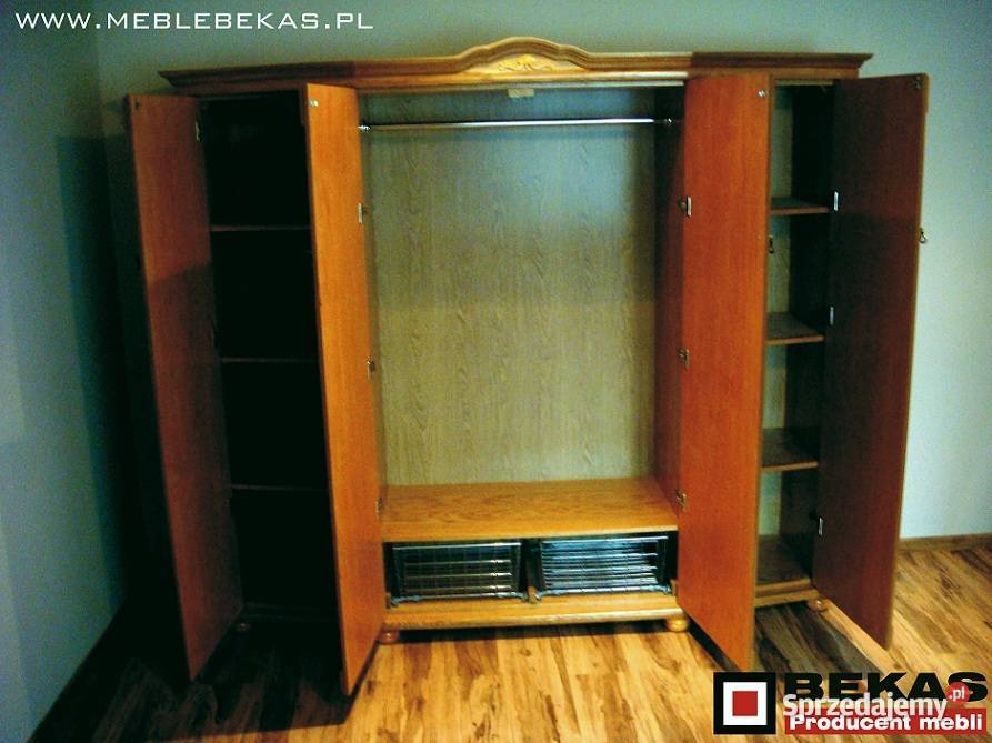 Nowa Szafa 210 Dąb Rustikal Orzech Sypialnia 205cm Szczecin sprzedam