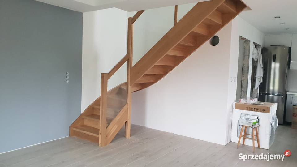 Schody drewniane samonośne z montażem śląskie