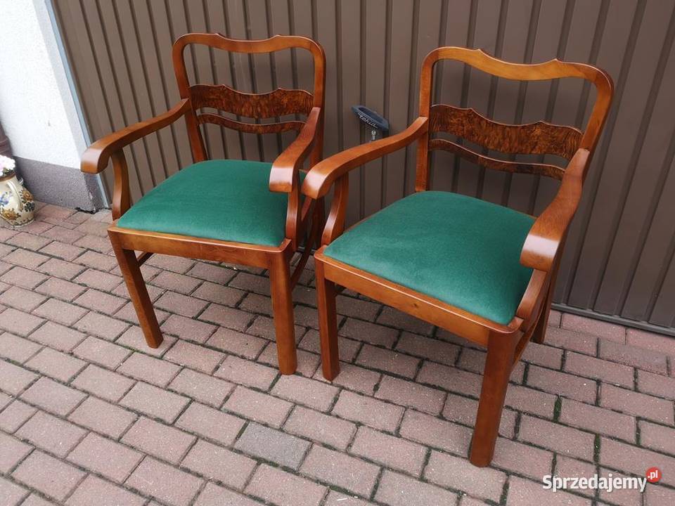 Stary Fotel Krzesło ARTDECO Gabinetowy Antyk Swarzędz sprzedam