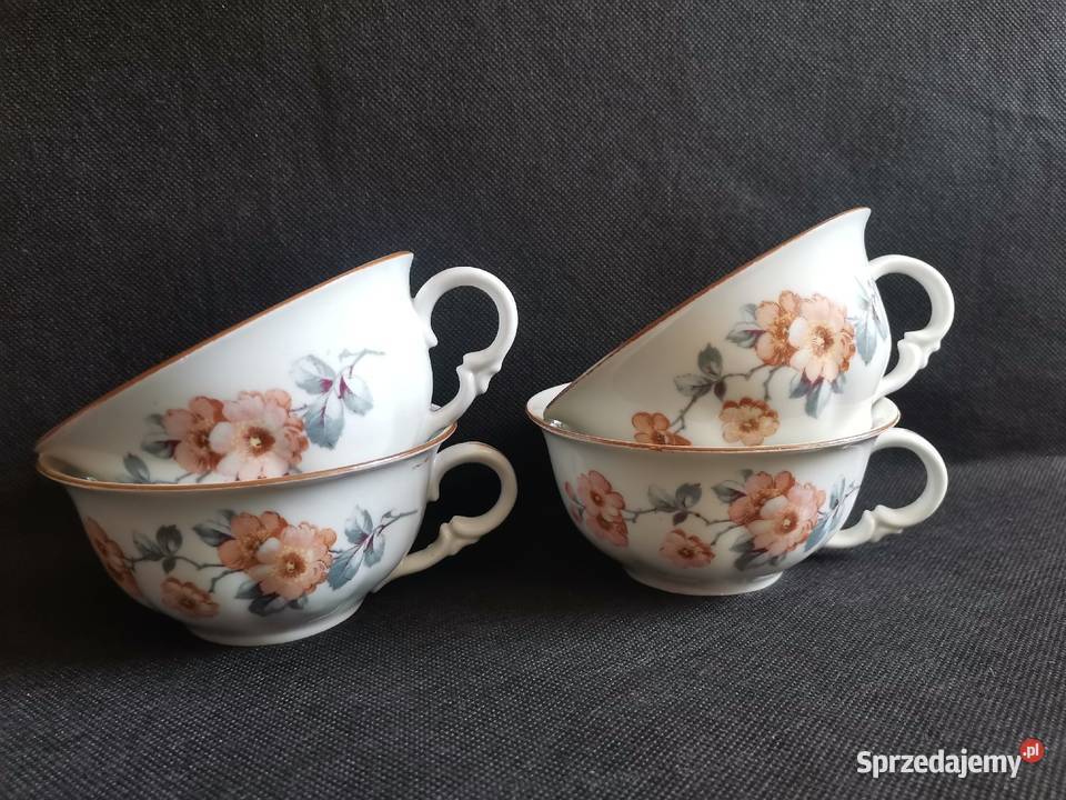 Stara przedwojenna porcelana Giesche filiżanka 4 Siemianowice Śląskie